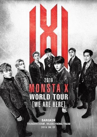 MONSTA X バンコクコンサートチケット代行ご予約受付開始！