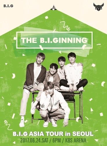 B.I.G アジアツアーIN SEOUL「THE B.I.GINNING」チケット代行受付開始！
