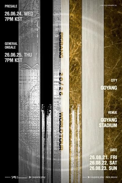 BIGBANGコンサートチケット代行ご予約受付開始！