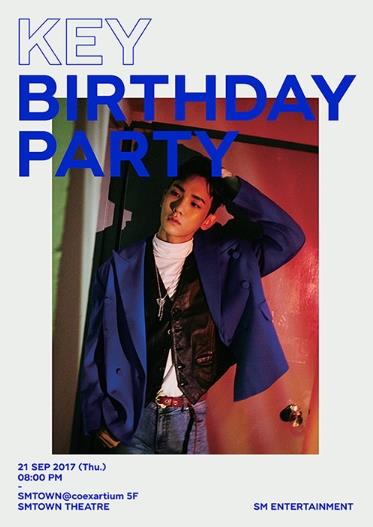 2017SHINee Key BIRTHDAY PARTYチケット代行ご予約受付開始！