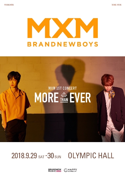 MXM（BRANDNEWBOYS）1ST CONCERT［MORE THAN EVER］