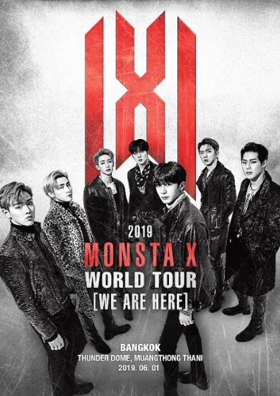 2019 MONSTA X WORLD TOUR <WE ARE HERE> IN BANGKOKチケット代行