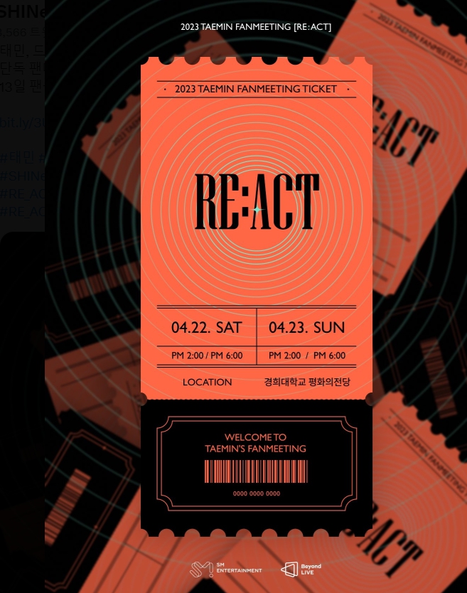 2023 TAEMIN FANMEETING [RE : ACT]​