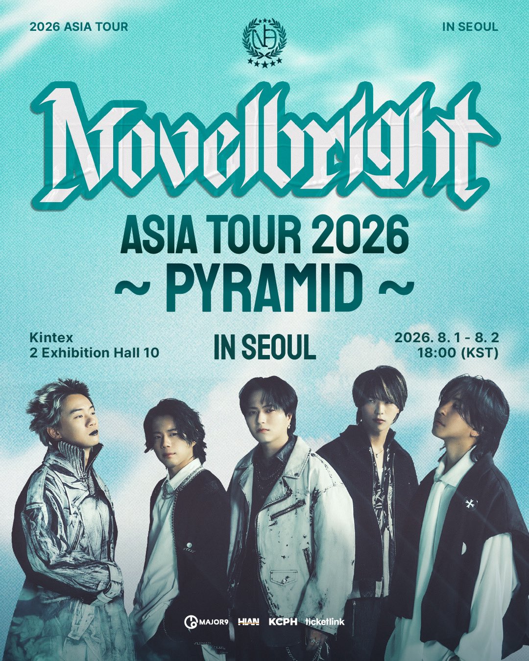 Novelbright ASIA TOUR 2026 〜PYRAMID〜 in Seoul