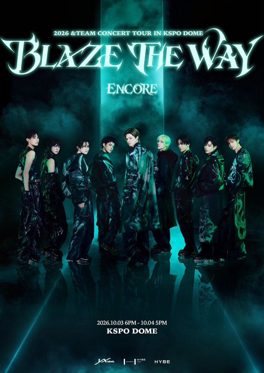 2026 ＆TEAM CONCERT TOUR &lsquo;BLAZE THE WAY&rsquo; ENCORE in KSPO DOME